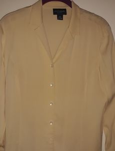 Anne Taylor Cream/ Yellowish blouse